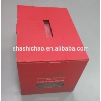 corrugated paper chocolate box shipping in flat,CMYK printed surface,custom design acceptable