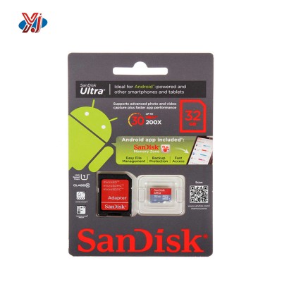 Cheap Price 300g White Card Packaging for Micro SD Memory Card