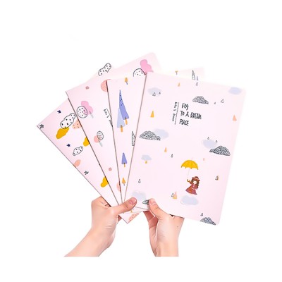 Custom Printing Stationary Recycled b5 School Paper Diary Notebook Cute