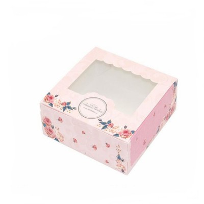 Custom color box printing beautiful design cookie box sweet box packaging